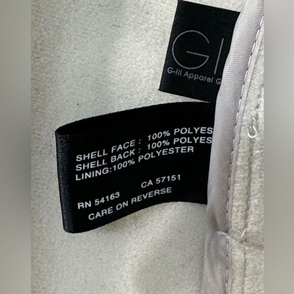 Kenneth Cole Reaction Moto Cream Fall Jacket Sz M EUC - Picture 9 of 16